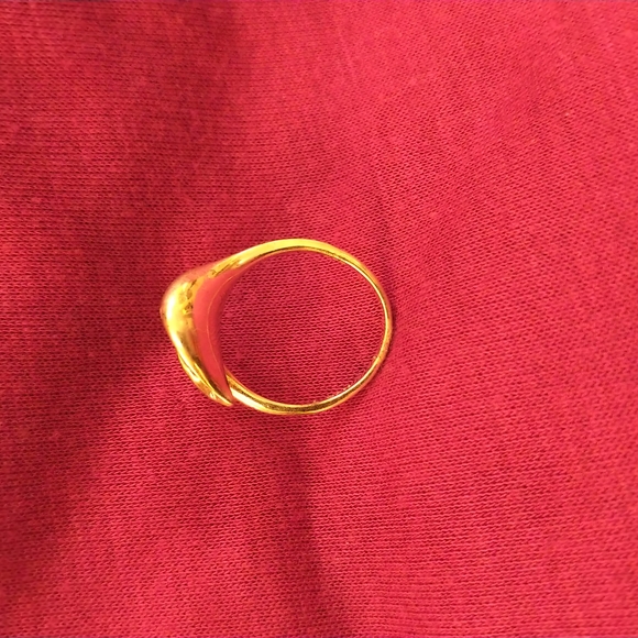 Natalia V Collister calla lily pearl ring sz. 7 - Picture 5 of 6